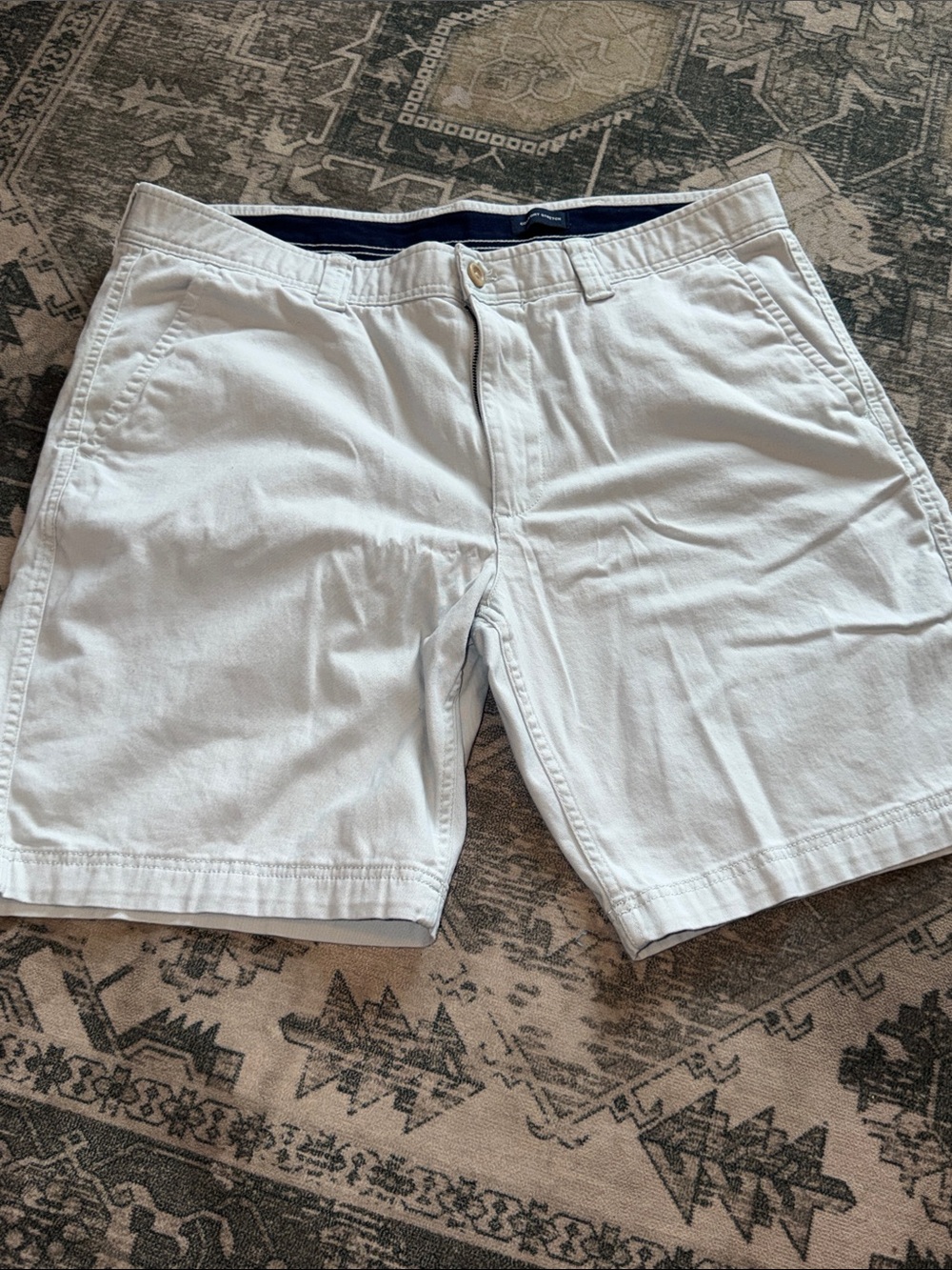 St. John's Bay gray Flat-Front Men's Chino Shorts size 40
